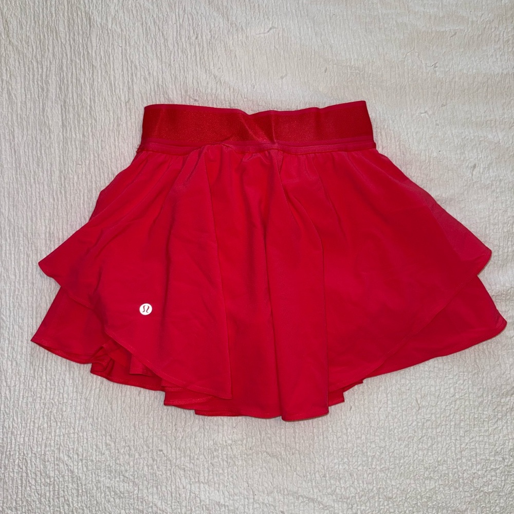 Lululemon Court Rival High-Rise Pink Skirt